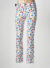 Pantalon slim tissage popeline taille normale blanc CHEAP MONDAY femme