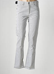 Pantalon slim tissage popeline taille normale blanc CHEAP MONDAY femme