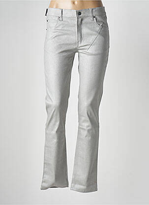 Jeans coupe slim stretch taille normale argent CHEAP MONDAY femme