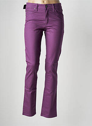 Pantalon slim stretch taille normale violet CHEAP MONDAY femme