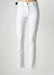 Pantalon slim tissage popeline taille normale blanc CHEAP MONDAY femme
