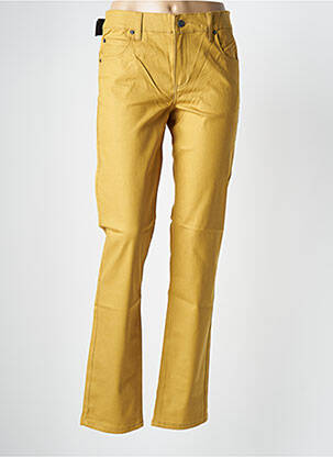 Pantalon slim stretch taille normale jaune CHEAP MONDAY femme