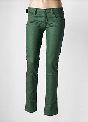 Pantalon slim stretch taille normale vert CHEAP MONDAY femme