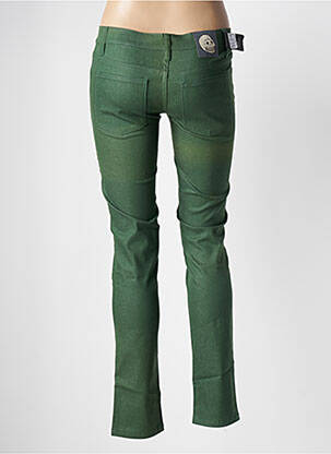 Pantalon slim stretch taille normale vert CHEAP MONDAY femme