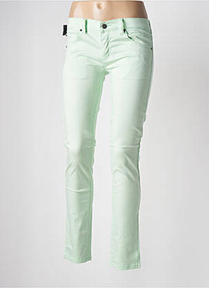 Pantalon slim taille basse taille basse vert CHEAP MONDAY femme