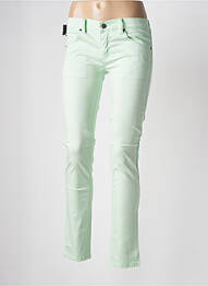 Pantalon slim taille basse taille basse vert CHEAP MONDAY femme