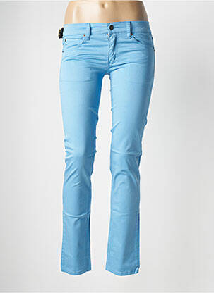 Pantalon slim taille basse taille basse bleu CHEAP MONDAY femme