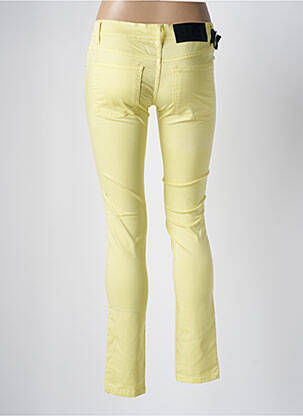 Pantalon slim taille basse taille basse jaune CHEAP MONDAY femme