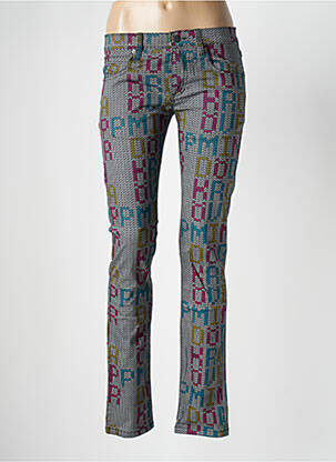 Pantalon slim tissage popeline taille normale noir CHEAP MONDAY femme
