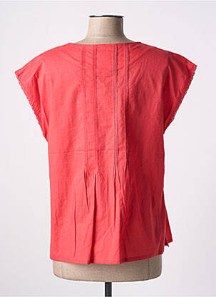 Blouse manches courtes manches courtes rouge AGATHE & LOUISE femme