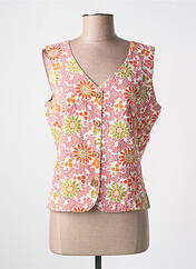 Gilet sans manche rose AGATHE & LOUISE pour femme seconde vue