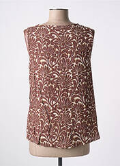 Top marron AGATHE & LOUISE pour femme seconde vue