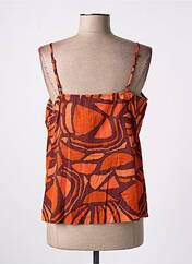 Top orange AGATHE & LOUISE pour femme seconde vue