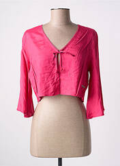 Veste casual rose AGATHE & LOUISE pour femme seconde vue