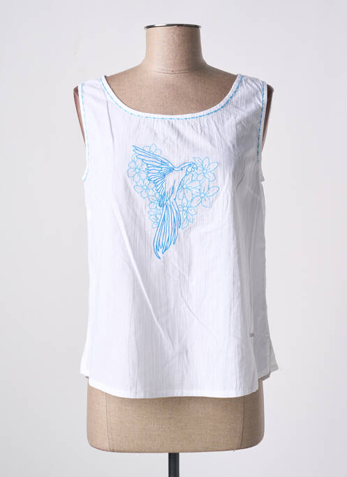 Top blanc AGATHE & LOUISE pour femme