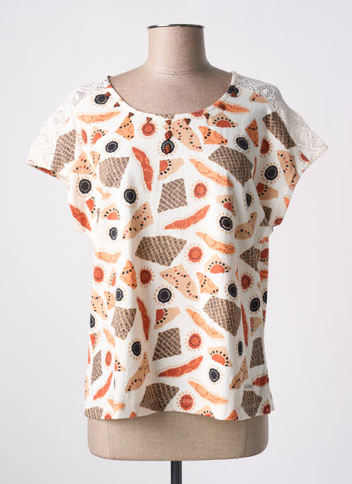 T-shirt beige AGATHE & LOUISE pour femme