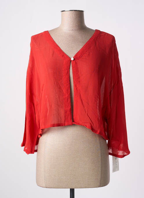 Veste casual rouge AGATHE & LOUISE pour femme