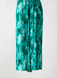Pantalon large coupe fluide taille normale vert AGATHE & LOUISE femme