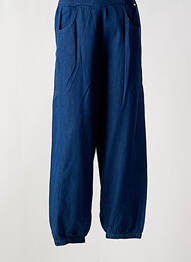 Pantalon cargo taille élastique taille normale bleu AGATHE & LOUISE femme