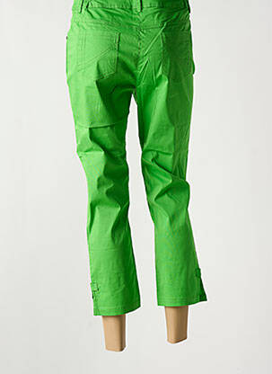Pantacourt coupe droite taille normale vert AGATHE & LOUISE femme