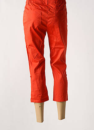 Pantacourt coupe droite taille normale rouge AGATHE & LOUISE femme