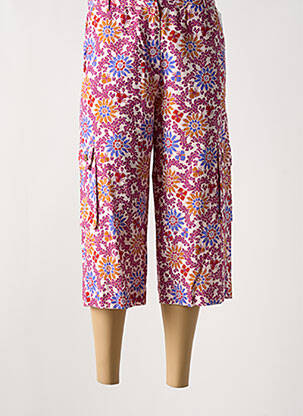 Pantacourt stretch taille normale violet AGATHE & LOUISE femme
