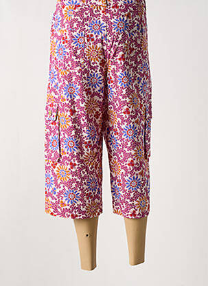 Pantacourt stretch taille normale violet AGATHE & LOUISE femme