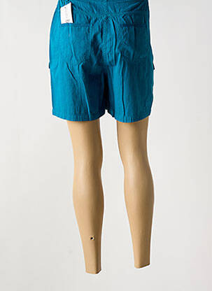 Short fermeture zippée sous rabat boutonné taille normale bleu AGATHE & LOUISE femme