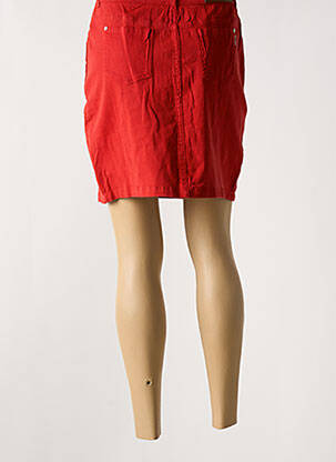 Jupe courte poches rouge AGATHE & LOUISE femme