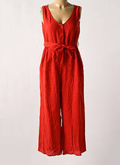 Combi-pantalon rouge AGATHE & LOUISE pour femme seconde vue