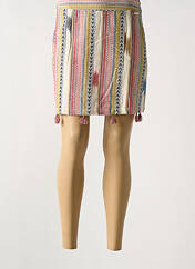 Jupe courte beige AGATHE & LOUISE pour femme seconde vue