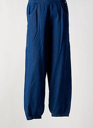 Pantalon cargo bleu AGATHE & LOUISE pour femme