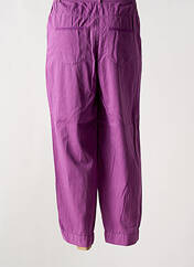 Pantalon cargo violet AGATHE & LOUISE pour femme seconde vue