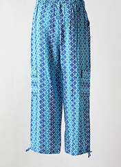 Pantalon large bleu AGATHE & LOUISE pour femme seconde vue