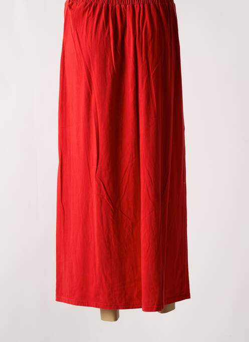 Jupe longue coupe fluide rouge AGATHE & LOUISE femme