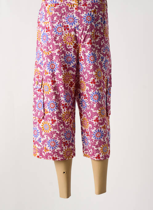 Pantacourt stretch taille normale violet AGATHE & LOUISE femme