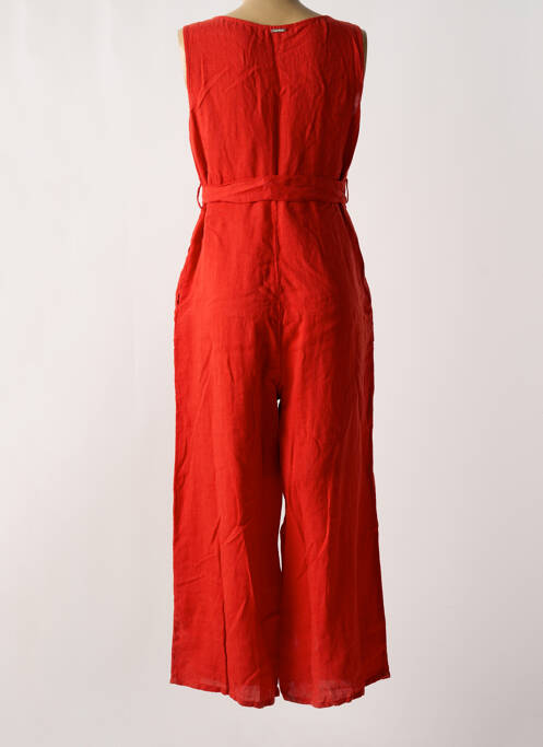 Combi-pantalon poches sans manche rouge AGATHE & LOUISE femme