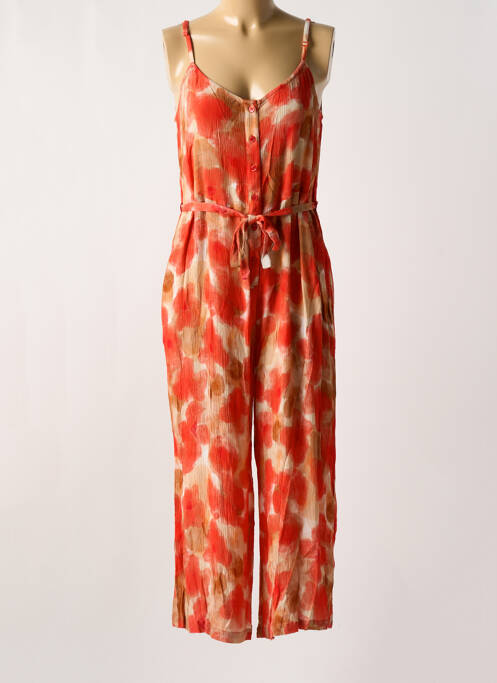 Combi-pantalon orange AGATHE & LOUISE pour femme