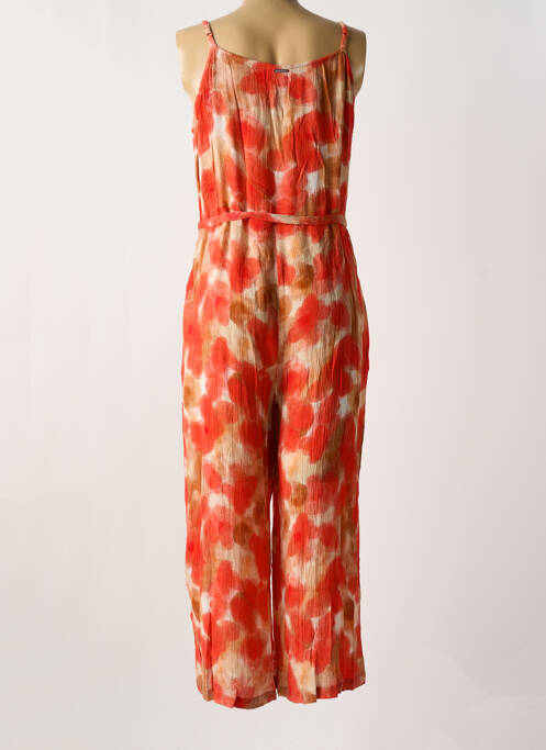 Combi-pantalon orange AGATHE & LOUISE pour femme