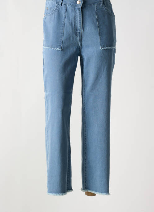Jeans coupe droite bleu AGATHE & LOUISE pour femme