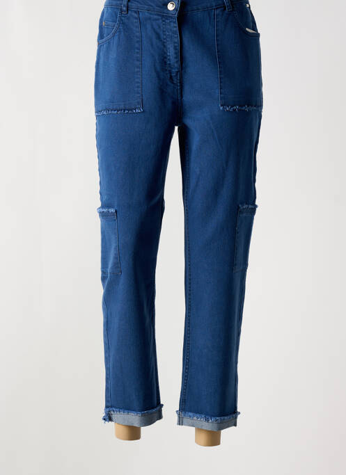 Jeans coupe droite bleu AGATHE & LOUISE pour femme