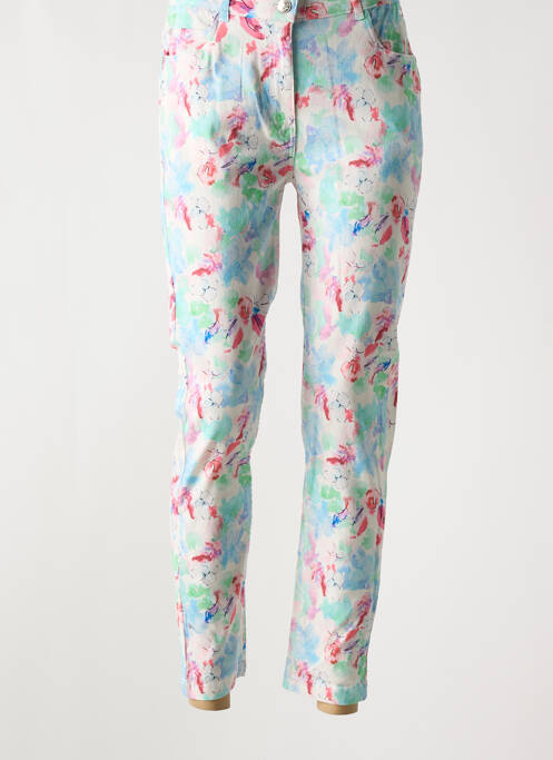 Jeans coupe slim bleu AGATHE & LOUISE pour femme