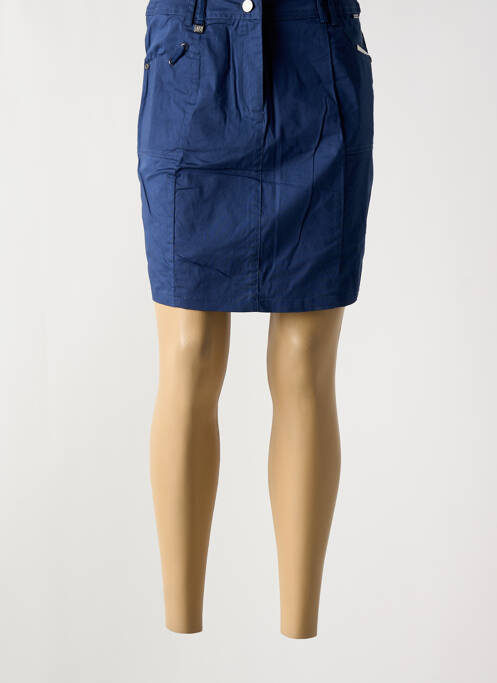 Jupe courte bleu AGATHE & LOUISE pour femme