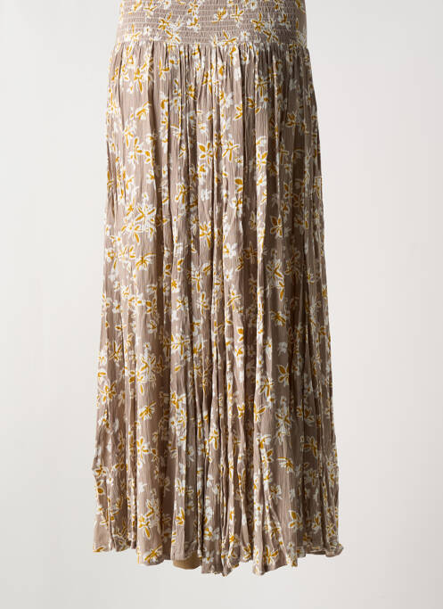 Jupe longue beige AGATHE & LOUISE pour femme