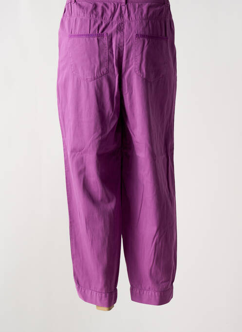 Pantalon cargo violet AGATHE & LOUISE pour femme