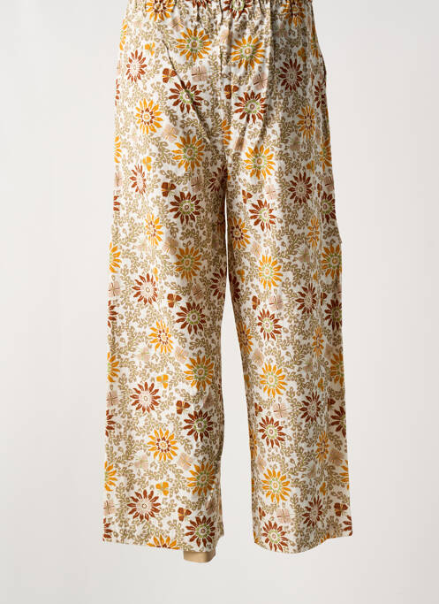 Pantalon large beige AGATHE & LOUISE pour femme
