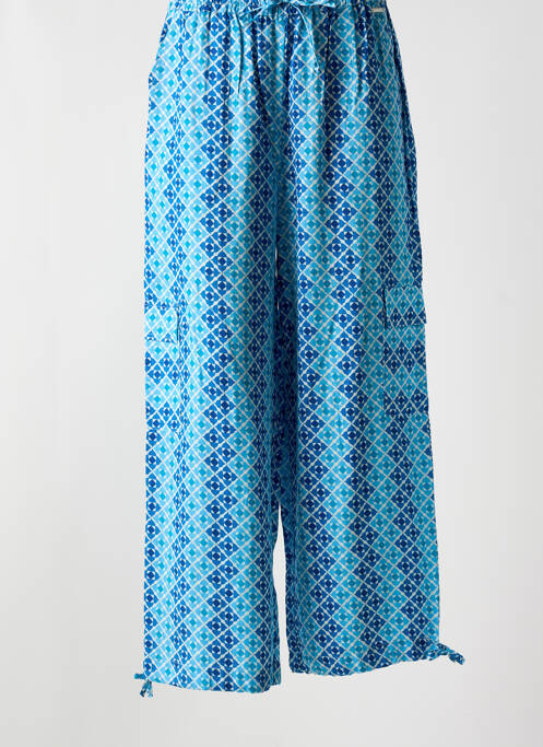 Pantalon large bleu AGATHE & LOUISE pour femme