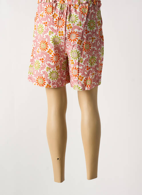 Short orange AGATHE & LOUISE pour femme