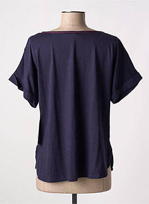 T-shirt imprimé fantaisie manches courtes bleu AGATHE & LOUISE femme