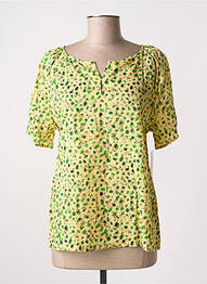 Blouse manches courtes manches courtes jaune AGATHE & LOUISE femme